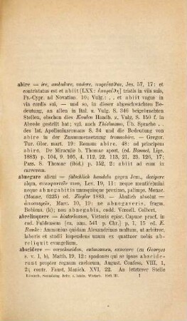 Semasiologische Beiträge zum lateinischen Wörterbuch, 3. Verba