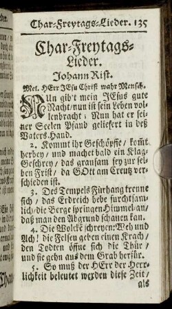 Char-Freytags-Lieder.