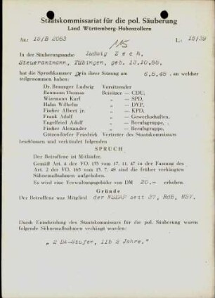 Zech, Ludwig
