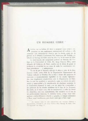 Un hombre libre