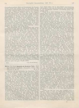 105-108 [Rezension] Müller, Ernst, Geschichte der Bernischen Täufer. Nach den Urkunden dargestellt