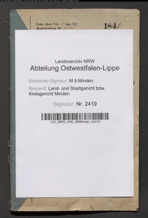 Sonstige: Westenberg, Georg: