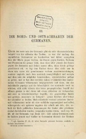 Deutsche Altertumskunde, 2