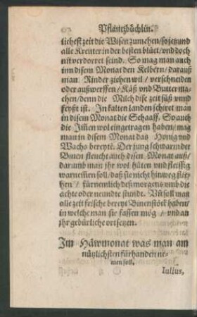 Im Häwmonat was man am nützlichsten fürhanden nemen soll.