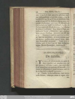 Tit. I. (V. 35.) De tutelis.