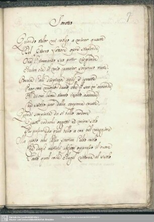 [Faszikel 6: Fünf Gedichte (vier Sonette und eine Sestine)]