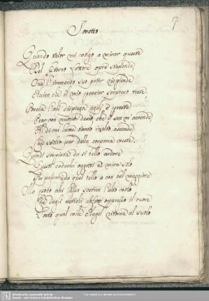 [Faszikel 6: Fünf Gedichte (vier Sonette und eine Sestine)]