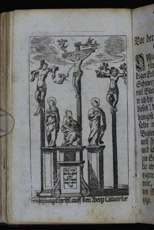 Creutzigung Christi auff den Berg Calvariæ.