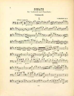 Sonate für Violoncello und Pianoforte, op. 51