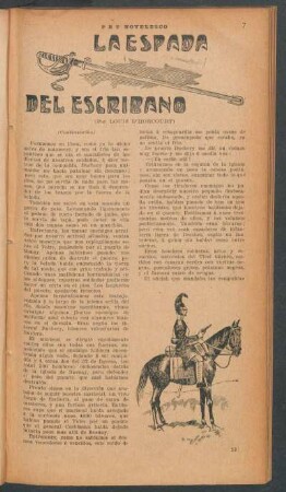 La espada del escribano - (Continuación) : PBT novelesco