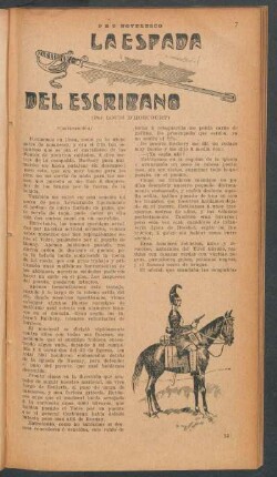 La espada del escribano - (Continuación) : PBT novelesco