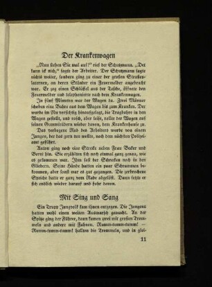Mit Sing und Sang