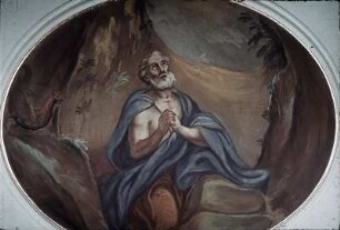 Der Heilige Petrus bereut sein Verleugnen nach dem Hahnenschrei