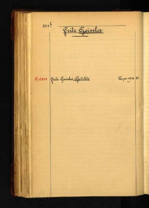Fritz Geissler.
