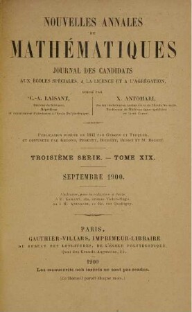 Septembre 1900.