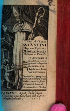 Meditationes, soliloquia et manuale