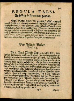 Regula Falsi. Auch Regula Positionum genant.