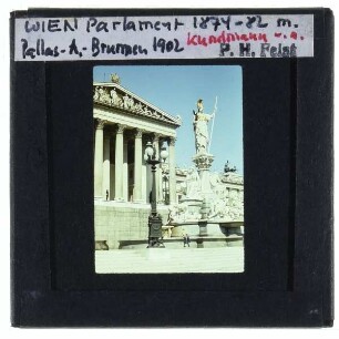 Wien, Parlamentsgebäude,Wien, Pallas-Athene-Brunnen