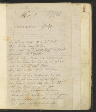 1-125, vorwiegend Schriftstückzählung, Gazette du Roi