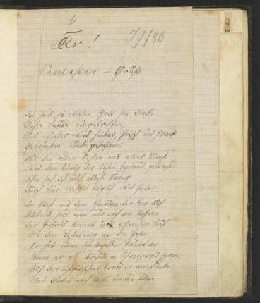 1-125, vorwiegend Schriftstückzählung, Gazette du Roi