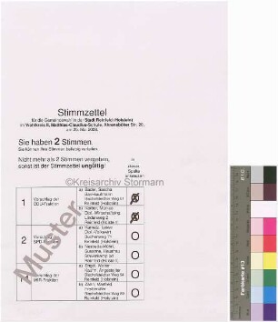 Stimmzettel