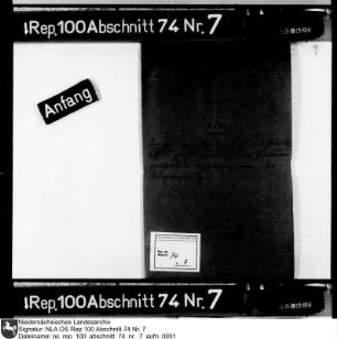 Forderung der Briefträger und Zimmerleute zu Neuenkirchen im Amt Fürstenau nach Befreiung von der Wegebesserung