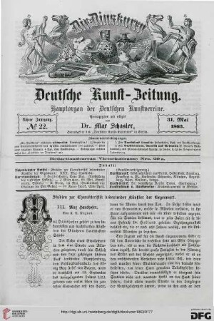 Nr. 22 (31. Mai 1863)