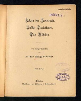 Folgen der Zwietracht