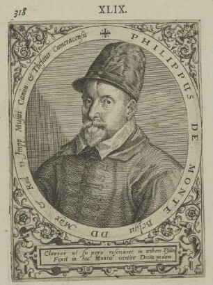 Bildnis des Philippus de Monte