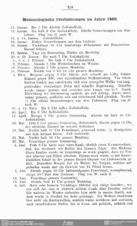 Meteorolgische Erscheinungen im Jahre 1869