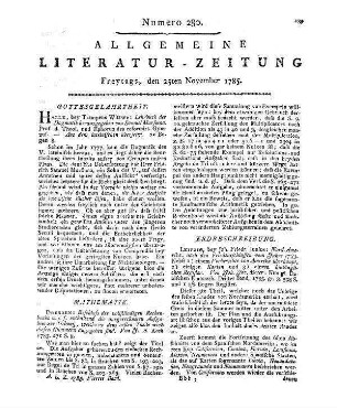 Mursinna, S.: Lehrbuch der Dogmatik. Aus dem Lateinischen übers. v. F. S. Mursinna. Halle: Trampe 1785