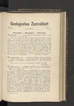1. Juli 1910. No. 9.
