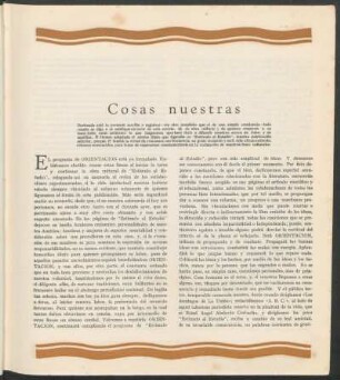 Cosas nuestras