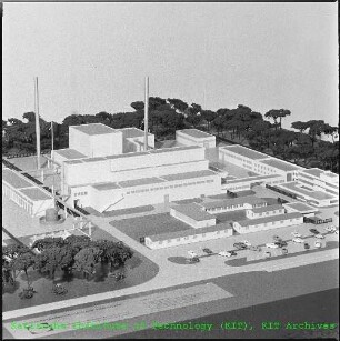 Modell der Wiederaufarbeitungsanlage Karlsruhe (WAK)