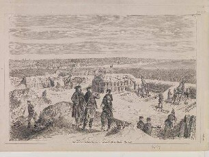 Preußische 24-Pfünder-Batterie "Mogilowski" in den Düppeler Schanzen (April 1864)