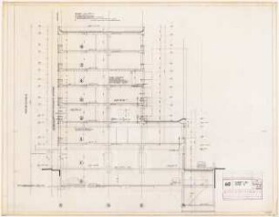 Geschäftshaus Knesebeckstraße/Kurfürstendamm, Berlin-Charlottenburg: Schnitt 1:50