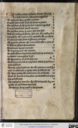 De diversis nominibus sacramenti altaris, articulus 1.