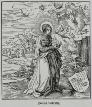 Die heilige Wiltrudis von Bergen