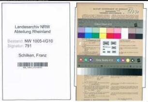 Entnazifizierung Franz Schilken , geb. 22.05.1901 (Diplomvolkswirt)