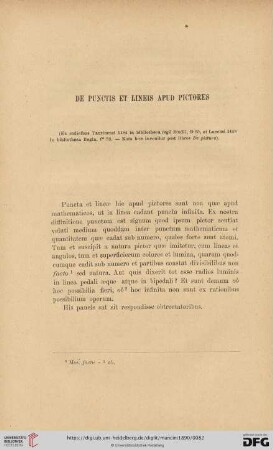 De punctis et lineis apud pictores