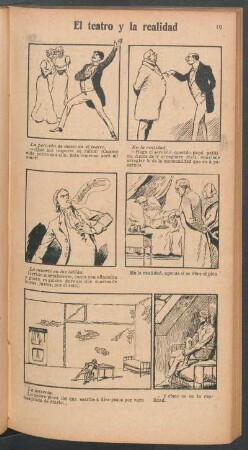El teatro y la realidad - [Cómic]