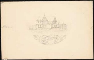 Villa Prof. Rudolf Franz, Arnstadt: Perspektivische Ansicht