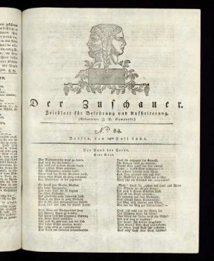 No. 84 - 14. Juli 1821
