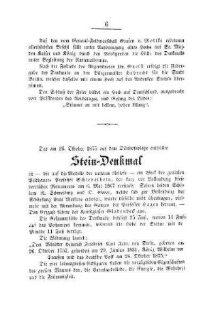 Stein-Denkmal
