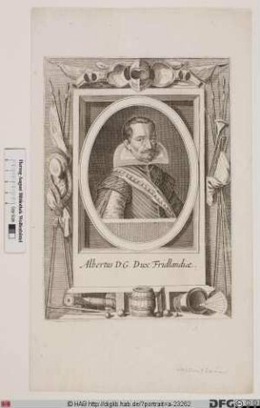 Bildnis Albrecht (Eusebius Wenzel) von Wallenstein (eig. Waldstein)