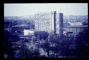 Blick vom Hilton-Dach 18.3.61.