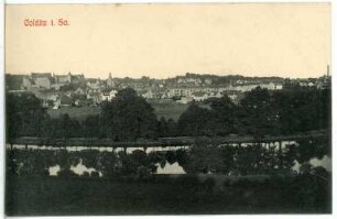 Colditz. Blick auf Colditz