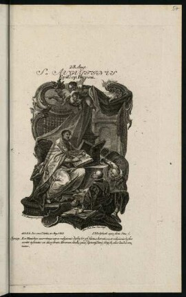 57r-57v, 28. August: S. Augustinus. Episcop. Hippon.
