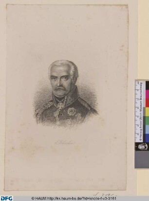 Porträt Gerhard Leberecht von Blücher