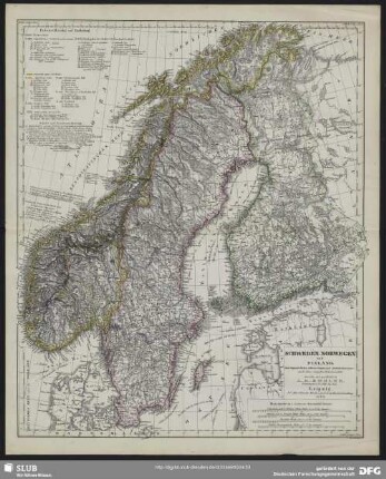 Schweden, Norwegen ind Finland